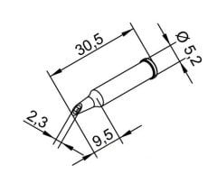 ERSA 102WDLF23 İ-Con Serisi Havya Ucu