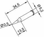 ERSA 102PDLF05L İ-Con Serisi Havya Ucu