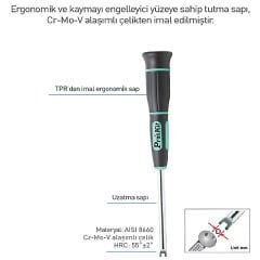 Proskit SD-2404 4 Parça Çatal Tornavida Seti