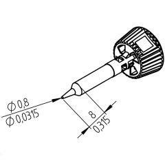 Ersa 0142PDLF08 i-Con MK2 Serisi Havya Ucu