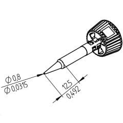 Ersa 0142PDLF08L i-Con MK2 Serisi Havya Ucu