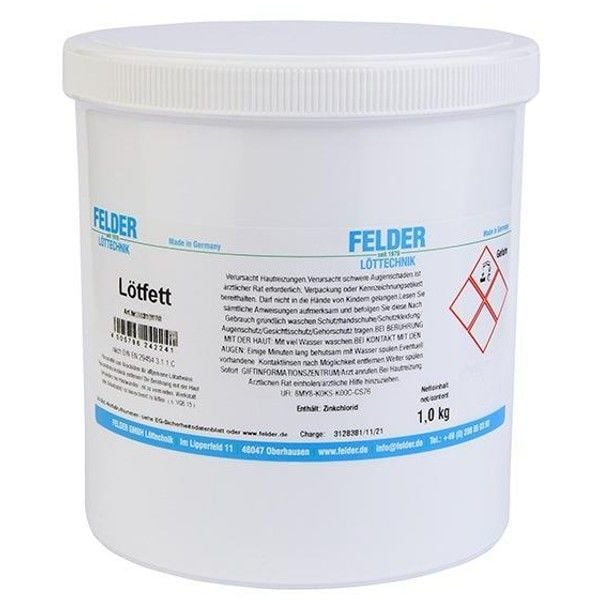 Felder Lötfett 1000 Gr Lehim Pastası