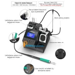 Jbc CD-2BQF 130W Dijital Havya İstasyonu Uçsuz