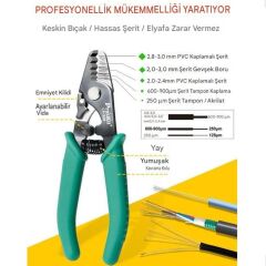 Proskit CP-328 Fiber Optik Kablo Soyucu