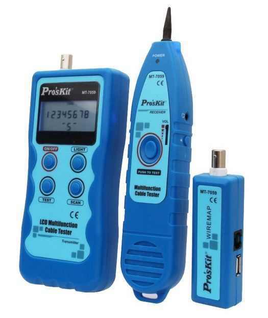 MT-7059 LCD Çok Fonksiyonlu Kablo Test Cihazı