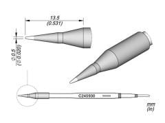 Jbc C245-930 İnce Havya Ucu