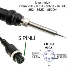 Yihua 852D+ Havya Kalemi 907A