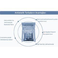 150x250mm Antistatik Poşet