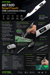 Atetool AE730D Akıllı Dokunmatik Usb Havya