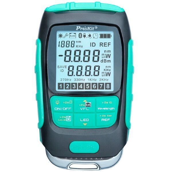 Proskit MT-7615 Fiber Optik Güç Ölçer Lan Kablosu Test Cihazı