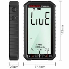 Toolfix TF-LCD 1000 Dijital Multimetre Ölçü Aleti