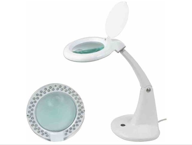 8093 LED Işıklı Masa Büyüteci Loop