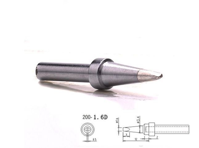 Quick 200-1.6D 203H Havya İçin 1.6mm Havya Ucu