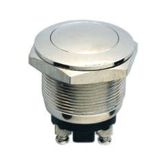 19mm Ip67 Bombeli Kafa Yaylı Metal Buton