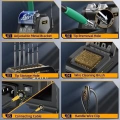 Fnirsi DWS-200 200W Yüksek Güçlü Hassas Havya İstasyonu