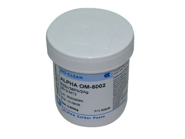 Alpha OM 5002 Kurşunlu Krem Lehim 62-36-2