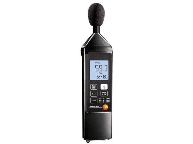 Testo 815 Gürültü Seviyesi Ölçüm Cihazı Desibelmetre