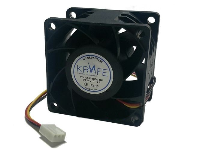 60x60x38 24V DC Kare Fan