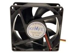 Krafe 80x80x25 24V DC 3 Kablolu Fan