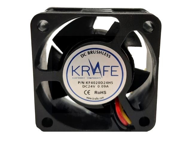 Krafe 40x40x20 24VDC 3 Kablolu Fan