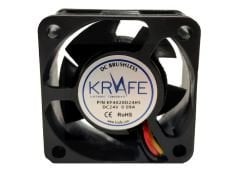 Krafe 40x40x20 24VDC 3 Kablolu Fan