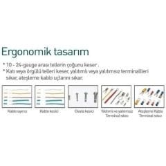 Prolink PH-016 Kablo Soyuma ve Sıkma Pensesi