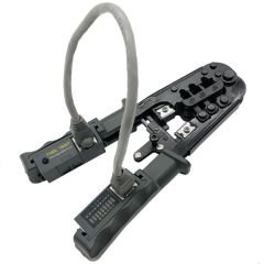 Çok Fonksiyonlu RJ45 RJ12 RJ11 Kablo Test Cihazı ve Sıkma Pensesi