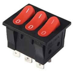 9Pin On-Off Üçlü Rocker Switch Anahtar
