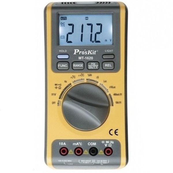 Proskit MT-1620 5'in1 Çok Fonksiyonlu Dijital Multimetre