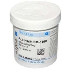 Alpha OM-5100 62/36/2 Type 4 Gümüşlü Krem Lehim