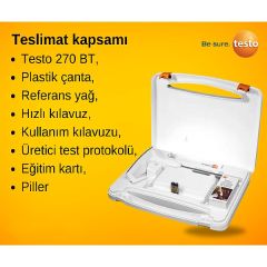 Testo 270 BT Akıllı Kızartma Yağı Kalite Ölçer