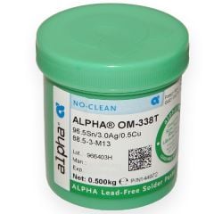 Alpha OM338-PT SAC305 500gr Kurşunsuz Krem Lehim