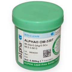 Alpha OM338-PT SAC305 500gr Kurşunsuz Krem Lehim