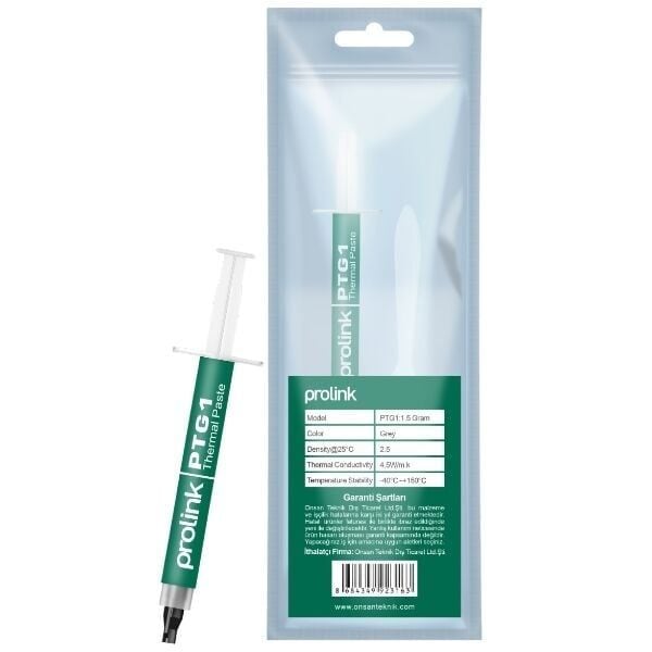 PTG1 4,5W/mk 1,5Gr Şırınga Termal Macun