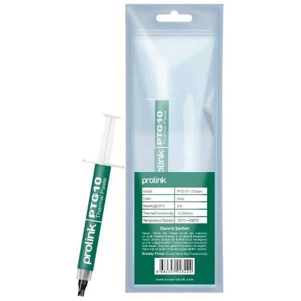 PTG10 14,5W/mk 1,5Gr Şırınga Termal Macun