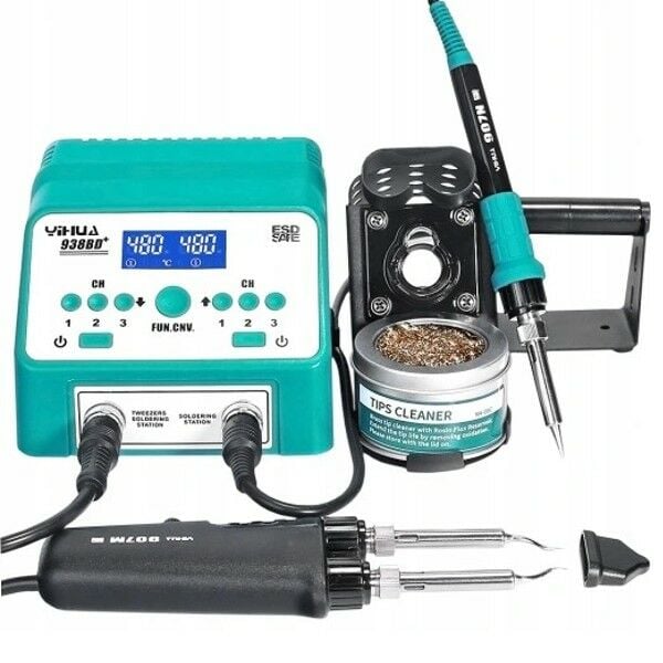 Yihua 938BD+ Cımbız Ve Havya Lehimleme Onarım İstasyonu