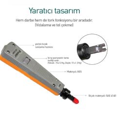Proskit Cp-3140 Patch Panel Çakma Krone Pensesi