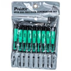 Proskit Sd-0839 Antistatik Esd 9 Parça Tornavida Seti