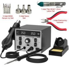 Atetool AM877D+ 820W Sıcak Hava Üflemeli Havya İstasyonu