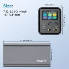 AWithZ UF20B 10,5 KW Pil Punto Nokta Kaynak Makinesi