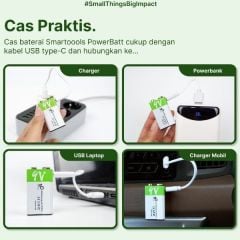 9V 650mAh Type-C Usb Şarjlı Pil