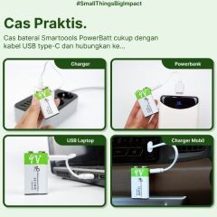 9V 650mAh Type-C Usb Şarjlı Pil