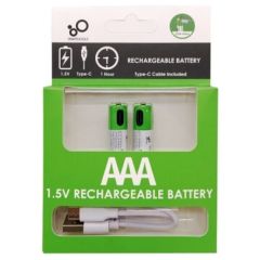 1.5V 400mAh AAA Usb Şarjlı Kalem Pil (2'li Paket)