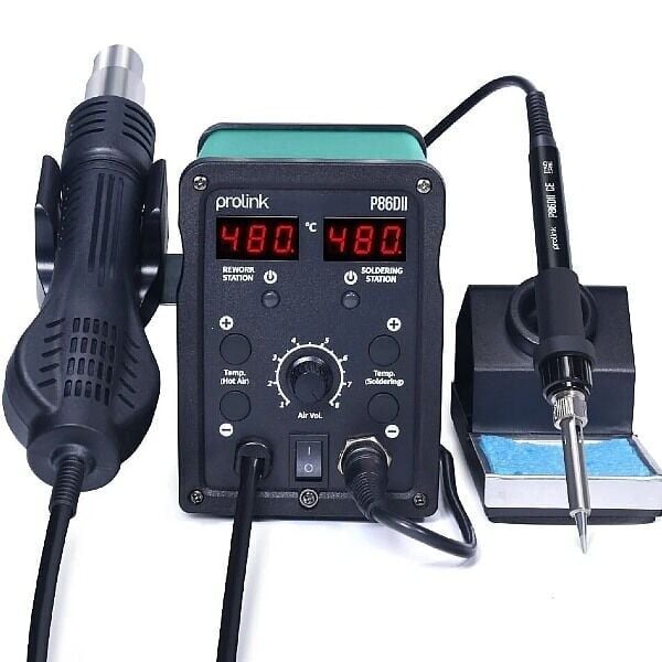 Prolink P-86DII 2in1 Sıcak Hava Üflemeli Dijital Havya İstasyonu