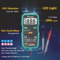 Proskit MT-1509 Cep Tipi Otomatik Multimetre Ölçü Aleti