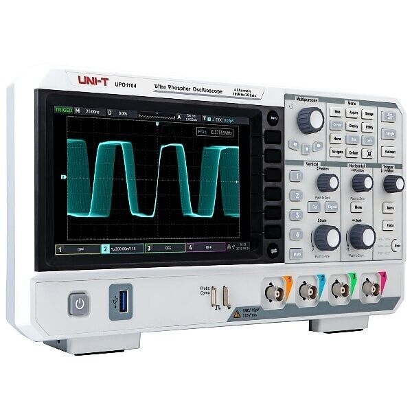 Unit UPO1104 100Mhz 4 Kanal Dijital Fosfor Osiloskop