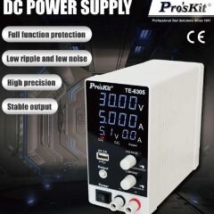 Proskit TE-6305 30V 5A Ayarlanabilir Dc Güç Kaynağı