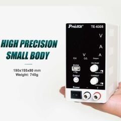 Proskit TE-6305 30V 5A Ayarlanabilir Dc Güç Kaynağı