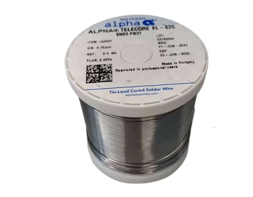 Alpha Telecore XL-825 Sn63 Pb37 0,75mm Lehim Teli