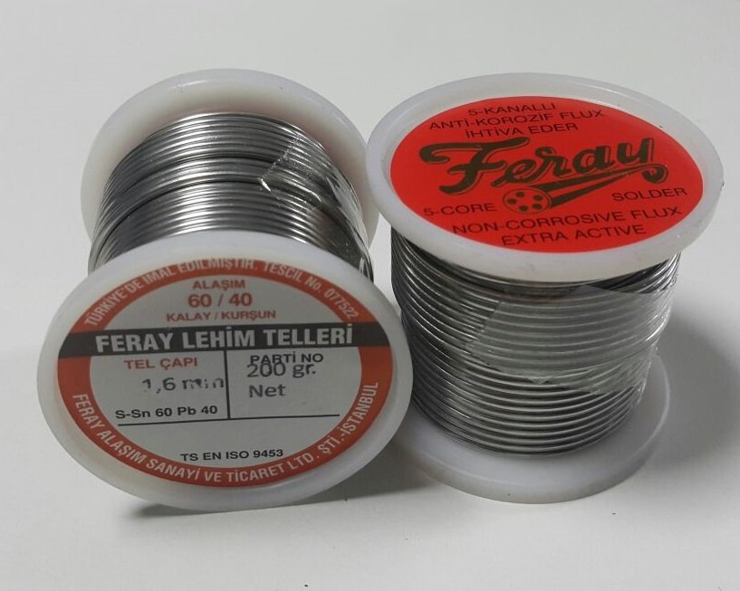 Feray 1.6mm 200gr 60/40 Lehim Teli